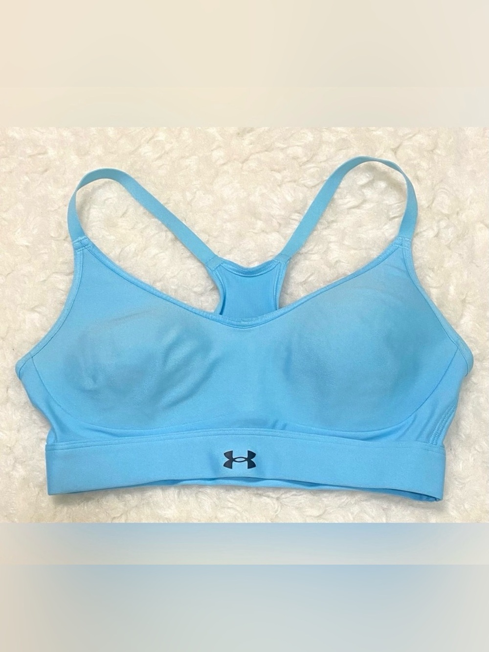 Under Armour Womens S Blue Sports Bra Athletic Activewear Sporty Athleisure